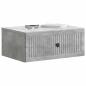 Preview: Nachttisch 2 Stk. Betongrau 49 x 34,5 x 20 cm Holzwerkstoff