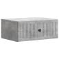 Preview: Nachttisch 2 Stk. Betongrau 49 x 34,5 x 20 cm Holzwerkstoff