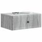 Preview: Nachttisch Sonoma-Grau 49 x 34,5 x 20 cm Holzwerkstoff