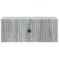Preview: Nachttisch Sonoma-Grau 49 x 34,5 x 20 cm Holzwerkstoff