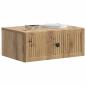 Preview: Nachttisch 2 stk. Artisan-Eiche 49 x 34,5 x 20 cm Holzwerkstoff