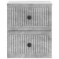 Preview: Wandmontierter Nachttisch Betongrau 33 x 34,5 x 40 cm