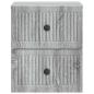 Preview: Wandmontierter Nachttisch Sonoma-Grau 33 x 34,5 x 40 cm
