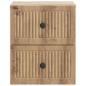 Preview: Wandmontierter Nachttisch Artisan-Eiche 33 x 34,5 x 40 cm