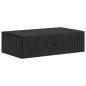 Preview: Wandmontierter Beistelltisch Schwarz 59 x 34,5 x 17 cm
