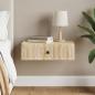 Preview: ARDEBO.de - Wandmontierter Beistelltisch Sonoma-Eiche 59 x 34,5 x 17 cm