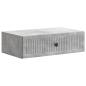 Preview: Wandmontierter Beistelltisch Betongrau 59 x 34,5 x 17 cm