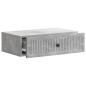 Preview: Wandmontierter Beistelltisch Betongrau 59 x 34,5 x 17 cm