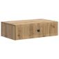 Preview: Wandmontierter Beistelltisch 59 x 34,5 x 17 cm Holzwerkstoff