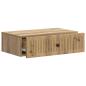 Preview: Wandmontierter Beistelltisch 59 x 34,5 x 17 cm Holzwerkstoff