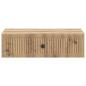 Preview: Wandmontierter Beistelltisch 59 x 34,5 x 17 cm Holzwerkstoff