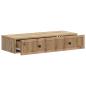 Preview: Wandmontierter Beistelltisch 87,5 x 34,5 x 17 cm Holzwerkstoff