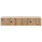 Preview: Wandmontierter Beistelltisch 87,5 x 34,5 x 17 cm Holzwerkstoff