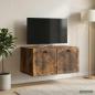 Preview: ARDEBO.de - Wandmontierter TV-Schrank Geräucherte Eiche 59,5 x 41 x 30 cm