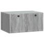 Preview: Wandmontierter TV-Schrank Graues Sonoma 59,5 x 41 x 30 cm