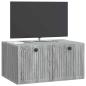 Preview: Wandmontierter TV-Schrank Graues Sonoma 59,5 x 41 x 30 cm