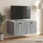 Preview: Wandmontierter TV-Schrank Graues Sonoma 59,5 x 41 x 30 cm