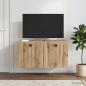 Preview: Wandmontierter TV-Schrank 59,5 x 41 x 30 cm Artisan-Eiche