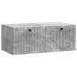 Preview: Wandmontierter TV-Schrank Betongrau 78,5 x 41 x 30 cm