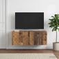 Preview: ARDEBO.de - Wandmontierter TV-Schrank Altholz 78,5 x 41 x 30 cm