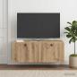 Preview: ARDEBO.de - Wandmontierter TV-Schrank 78,5 x 41 x 30 cm Artisan-Eiche