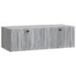 Preview: Wandmontierter TV-Schrank Graues Sonoma 98 x 41 x 30 cm