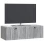 Preview: Wandmontierter TV-Schrank Graues Sonoma 98 x 41 x 30 cm