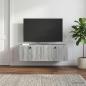 Preview: Wandmontierter TV-Schrank Graues Sonoma 98 x 41 x 30 cm