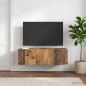 Preview: Wandmontierter TV-Schrank Altholz 98 x 41 x 30 cm Holzwerkstoff
