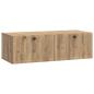 Preview: Wandmontierter TV-Schrank 98 x 41 x 30 cm Artisan-Eiche