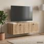 Preview: Wandmontierter TV-Schrank 98 x 41 x 30 cm Artisan-Eiche