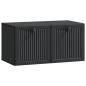 Preview: Wandmontierter TV-Schrank Schwarz 59,5 x 31 x 30 cm