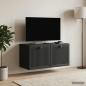 Preview: Wandmontierter TV-Schrank Schwarz 59,5 x 31 x 30 cm
