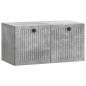 Preview: Wandmontierter TV-Schrank Betongrau 59,5 x 31 x 30 cm