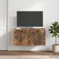 Preview: ARDEBO.de - Wandmontierter TV-Schrank Geräucherte Eiche 59,5 x 31 x 30 cm
