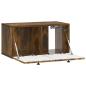 Preview: Wandmontierter TV-Schrank Geräucherte Eiche 59,5 x 31 x 30 cm
