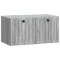 Preview: Wandmontierter TV-Schrank Graues Sonoma 59,5 x 31 x 30 cm