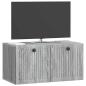 Preview: Wandmontierter TV-Schrank Graues Sonoma 59,5 x 31 x 30 cm