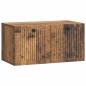 Preview: Wandmontierter TV-Schrank Altholz 59,5 x 31 x 30 cm