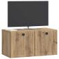 Preview: Wandmontierter TV-Schrank 59,5 x 31 x 30 cm Artisan-Eiche