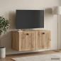 Preview: Wandmontierter TV-Schrank 59,5 x 31 x 30 cm Artisan-Eiche