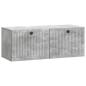 Preview: Wandmontierter TV-Schrank Betongrau 78,5 x 31 x 30 cm