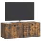 Preview: Wandmontierter TV-Schrank Geräucherte Eiche 78,5 x 31 x 30 cm