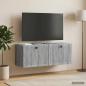 Preview: ARDEBO.de - Wandmontierter TV-Schrank Graues Sonoma 78,5 x 31 x 30 cm