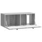 Preview: Wandmontierter TV-Schrank Graues Sonoma 78,5 x 31 x 30 cm
