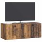 Preview: Wandmontierter TV-Schrank Altholz 78,5 x 31 x 30 cm