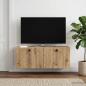 Preview: Wandmontierter TV-Schrank 78,5 x 31 x 30 cm Artisan-Eiche