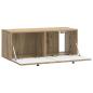 Preview: Wandmontierter TV-Schrank 78,5 x 31 x 30 cm Artisan-Eiche