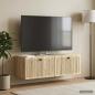 Preview: ARDEBO.de - Wandmontierter TV-Schrank Sonoma-Eiche 98 x 31 x 30 cm