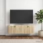 Preview: Wandmontierter TV-Schrank Sonoma-Eiche 98 x 31 x 30 cm